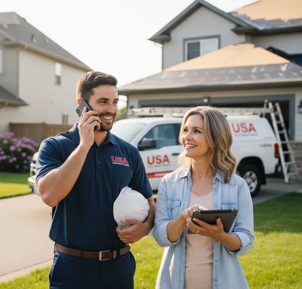 USA Roof Repair Experts customer support in Leavittsburg